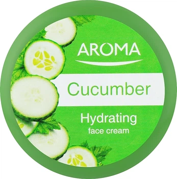 Зволожуючий крем для обличчя з огірком - Aroma Hydrating Cucumber Face Cream 75ml (75ml) (1016283-1346411-2)
