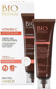 Концентрированный крем-филлер с витамином С и гиалуроновой кислотой - Phytorelax Laboratories Active Filler Vitamin C Concentrated Illuminating Face Cream 30ml (30ml) (1022602-1354199-2)