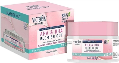 Крем для лица с кислотами - Victoria Beauty AHA & BHA Blemish Out 50ml (50ml) (1020092-1351469-2)