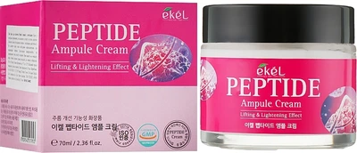 Ампульный крем для лица с пептидами - Ekel Peptide Ampule Cream Lifting & Lightening Effect 70ml (70ml) (1014080-1342478-2)
