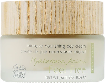 Крем для обличчя з гіалуроновою кислотою - Feel Free Hyaluronic Acid + Z Intense Nourishing Cream 50ml (50ml)