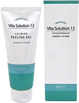 Успокавающий пилинг-гель для лица - Jigott Vita Solution 12 Calming Peeling Gel 180ml (995929-1289495-2)