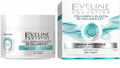 Крем для зрелой кожи "Коллаген+эластин" омолаживающий Eveline Cosmetics 50ml (752803-677156-2)
