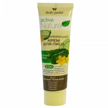 Відбілюючий крем з огірковим екстрактом для обличчя Belle Jardin Active Nature Eco Face Cream 85ml.