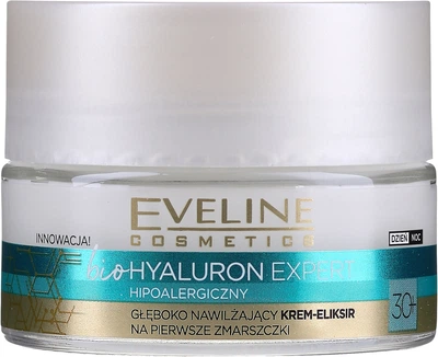 Ультразволожуючий денний та нічний крем-еліксир Eveline Cosmetics Bio Hyaluron Expert 30+ 50ml (913933-837039-2)