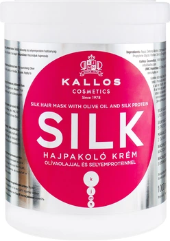 Маска для волос с оливковым маслом и экстрактом протеина шелка Kallos Silk Hair Mask 1000ml (544670-525310-2)