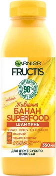 Экстрапитательный шампунь для очень сухих волос "Банан" Garnier Fructis Super Food 350ml (865531-792869-2)