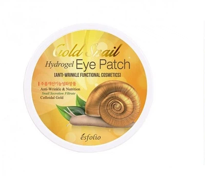 Гидрогелевые патчи под глаза с золотой улиткой Esfolio Gold Snail Hydrogel Eye Patch 60шт (60шт) (730668-888414-2)