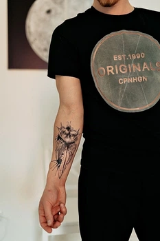 Временное тату "Сова" - Tattooshka Временное тату "Сова" (1шт) (978374-0-2)