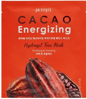 Гидрогелевая тонизирующая маска для лица с экстрактом какао Petitfee & Koelf Cacao Energizing Hydrogel Face Mask 32g (5x32g, 32g) (900126-858342-2)