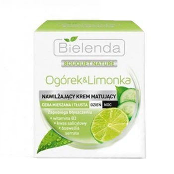 Крем от морщин "Огурец & Лайм" Bielenda Bouquet Nature Cucumber&Lime Anti-Wrinkle Cream 50ml (702981-627780-2)