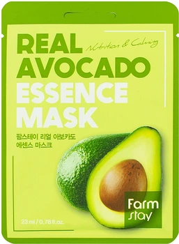 Тканинна маска з авокадо екстрактом FarmStay Avocado Real Essence Mask 23ml (23ml) (857136-864449-2)