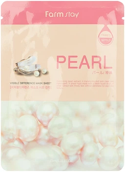 Тканевая маска с экстрактом жемчуга Farmstay Visible Difference Mask Sheet Pearl 23ml (23ml) (857139-864443-2)
