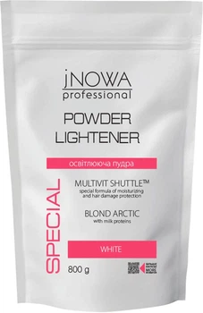 Пудра освітлююча для волосся з протеїнами молока jNOWA Professional Blond Arctic Powder 800g (30 г) (725125-997430-2)