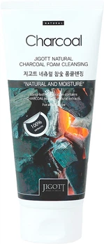 Пінка, що очищає, з вугіллям Jigott Natural Charcoal Foam Cleansing 180ml (856983-781376-2)