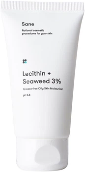 Крем для жирной кожи лица c лецитином + морские водоросли 3% Sane Face Cream for Oily Skin 40ml (40ml, 50ml) (897736-948554-2)