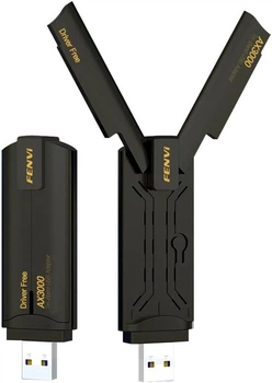 Адаптер WiFi 6E 160MHz 3000 МБит/с RTL8832CU USB3.0 802.11AX Mu-MIMO 1024-QAM 2х5 дБ
