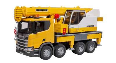 Крaн Bruder - Samochód ciężarowy z żurawiem Scania Super 560R Liebherr z modułem L+S (4001702035716)