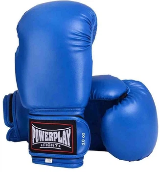 Рукавички боксерські PowerPlay 3004 12 унцій Blue (PP_3004_12oz_Blue)