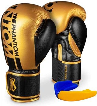 Боксерские перчатки Phantom APEX Elastic Gold 16 унций (PHBG2215-16)