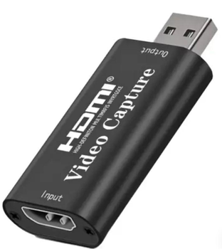 Карта видеозахвата внешняя, портативная, USB, HDMI, 1080p Без брена