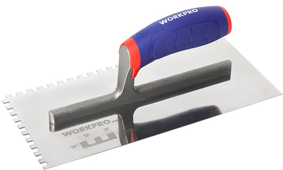 Гладилка зубчаста Workpro 6 х 6 мм, 280 х 130 мм (WP323001)