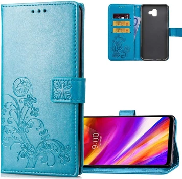 Чохол Clover для Samsung Galaxy J6 2018 / J600f книжка блакитний Без бренду