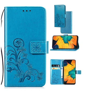 Чехол Clover для Xiaomi Redmi 5 Plus книжка кожа PU с визитницей голубой
