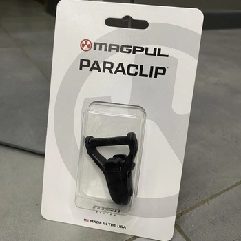 Антабка Magpul Paraclip™ для ременя MS1 або адаптерів (швидкознімна), Чорна, кріплення для ременя на зброю