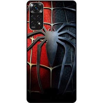 Чехол силиконовый бампер Candy для Xiaomi Redmi Note 11S / Note 11 с рисунком Человек паук Spider man