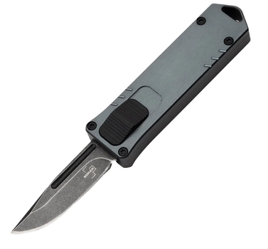 Складаний Пружинний Ніж Boker Plus USA USB OTF Сірий 06EX276