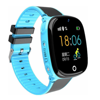 Детские смарт-часы Lemfo DF50 Light Edition с камерой и GPS отслеживанием (Синий)