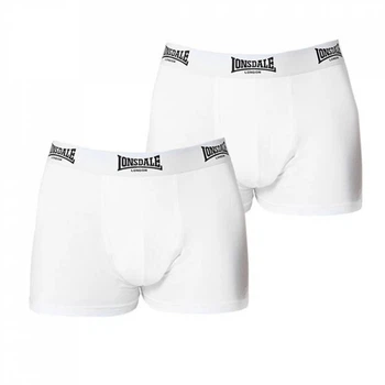 Труси Lonsdale 2 Pack Trunks White, S (44) (10074679)