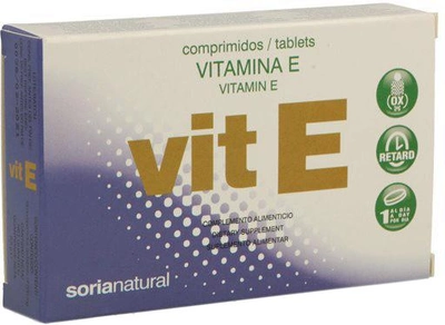 Дієтична добавка Soria Natural Vitamina 200 мг 48 таблеток (8422947111151)