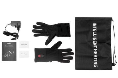 Тактичні Рукавиці з підігрівом Touch Lite Black, розмір XL/XXL з трьома рівнями підігріву