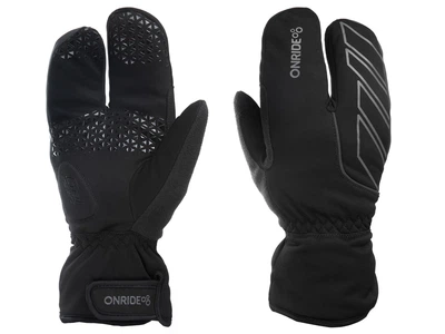 Велорукавички зимові Onride Crab (чорні, XXL)