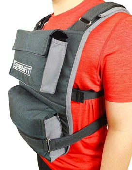 Жилет для утяжеления EasyFit EF-WTV-200. регулируемый от 3 кг до 20 кг для фитнеса и кроссфита