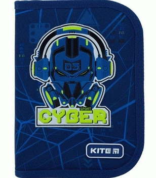 Пенал твердий одинарний Education 622 Cyber -8 20х14 х 3.5 см Kite