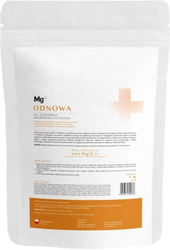 Сіль для ванни Mg12 Klawska Magnesium and Potassium Salt 1 кг (5903357645762)