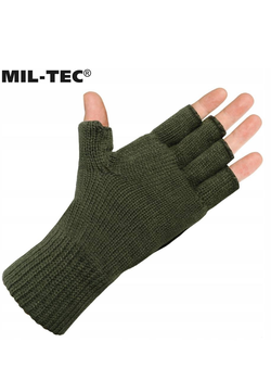 Перчатки Mil-Tec идеальной посадкой Оливковый L-XL с полиакрила с внутренним утеплителем Thinsulate со сменным носком и съемным клапаном для пальцев