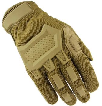 Перчатки полнопалые с защитой на липучке FQ16SDF0207 Песочный L (Kali)