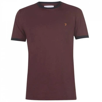 Футболка Farah Groves Ringer Farah Red 626, XL (50) (11864242)