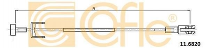 Трос ручника COFLE 11.6820 Opel Vivaro 4422438, 93868401