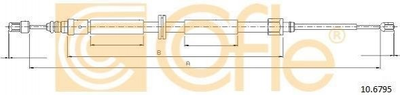 Трос ручника COFLE 106795 Renault Grand Scenic, Scenic 364000002R