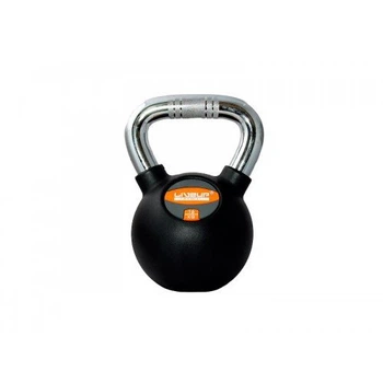 Гиря RUBBER KETTLE DUMBBELL Черный 16кг (LS2044-16)