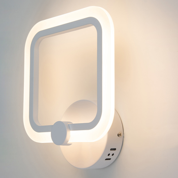 Светильник светодиодный настенный, LED бра Sunlight белый 5667/1W