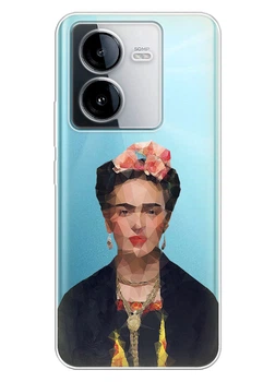 Прозорий силіконовий чохол iSwag для Huawei Honor Play 8T з малюнком - Фріда Кало (ISHHP50P69)