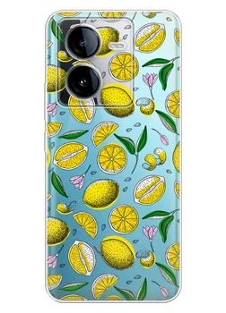 Прозорий силіконовий чохол iSwag для Huawei Honor Play 8T з малюнком - Лимони (ISHHP50P24)