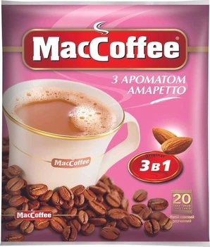 Кофейный напиток 3в1 MacCoffee с ароматом амаретто 18 г x 20 шт.