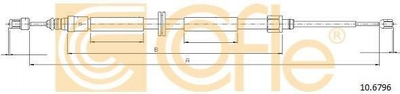 Трос ручника COFLE 106796 Renault Scenic 364000004R